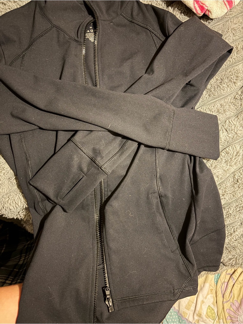 Women’s Black Full-Zip Jacket